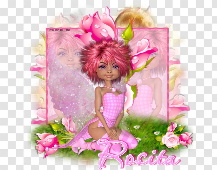 Floral Design Barbie Fairy Cut Flowers Rose Family - Flower Arranging Transparent PNG