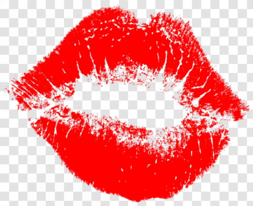 Kiss Lip Clip Art - Red Transparent PNG