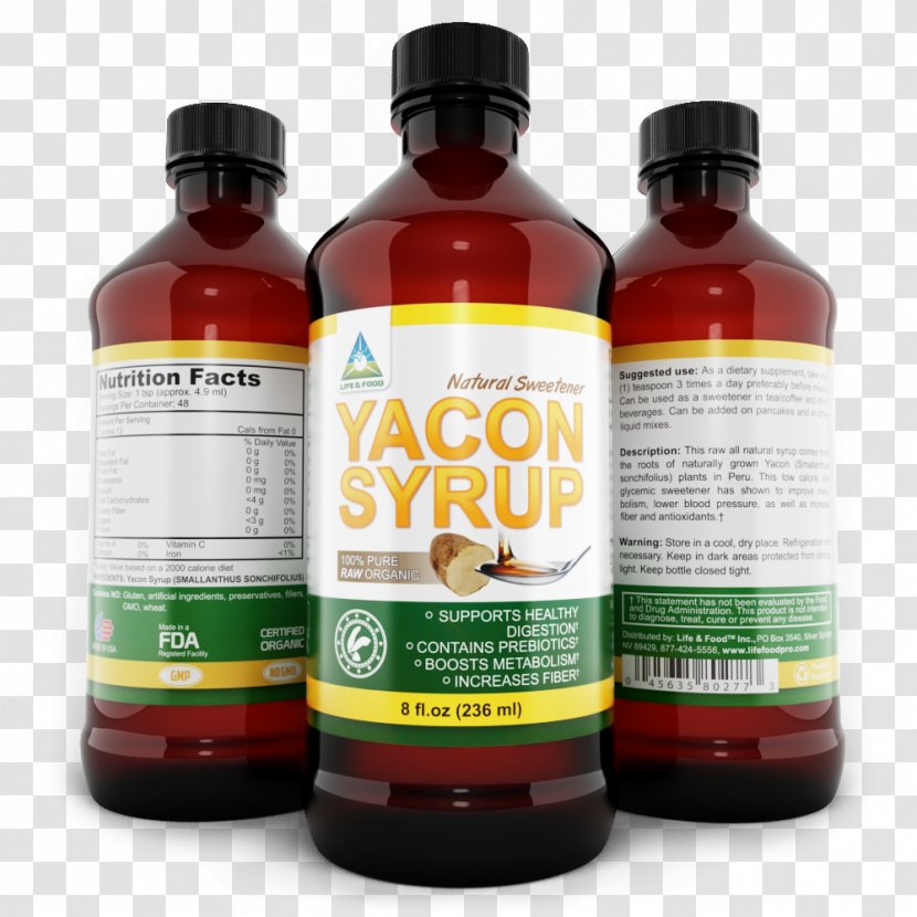 Yacón Syrup Bottle Dietary Supplement - Drink Transparent PNG