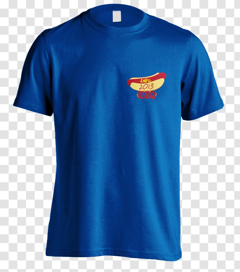 T-shirt Clothing Hoodie Gildan Activewear - Blue - Teeshirt Mockup Transparent PNG