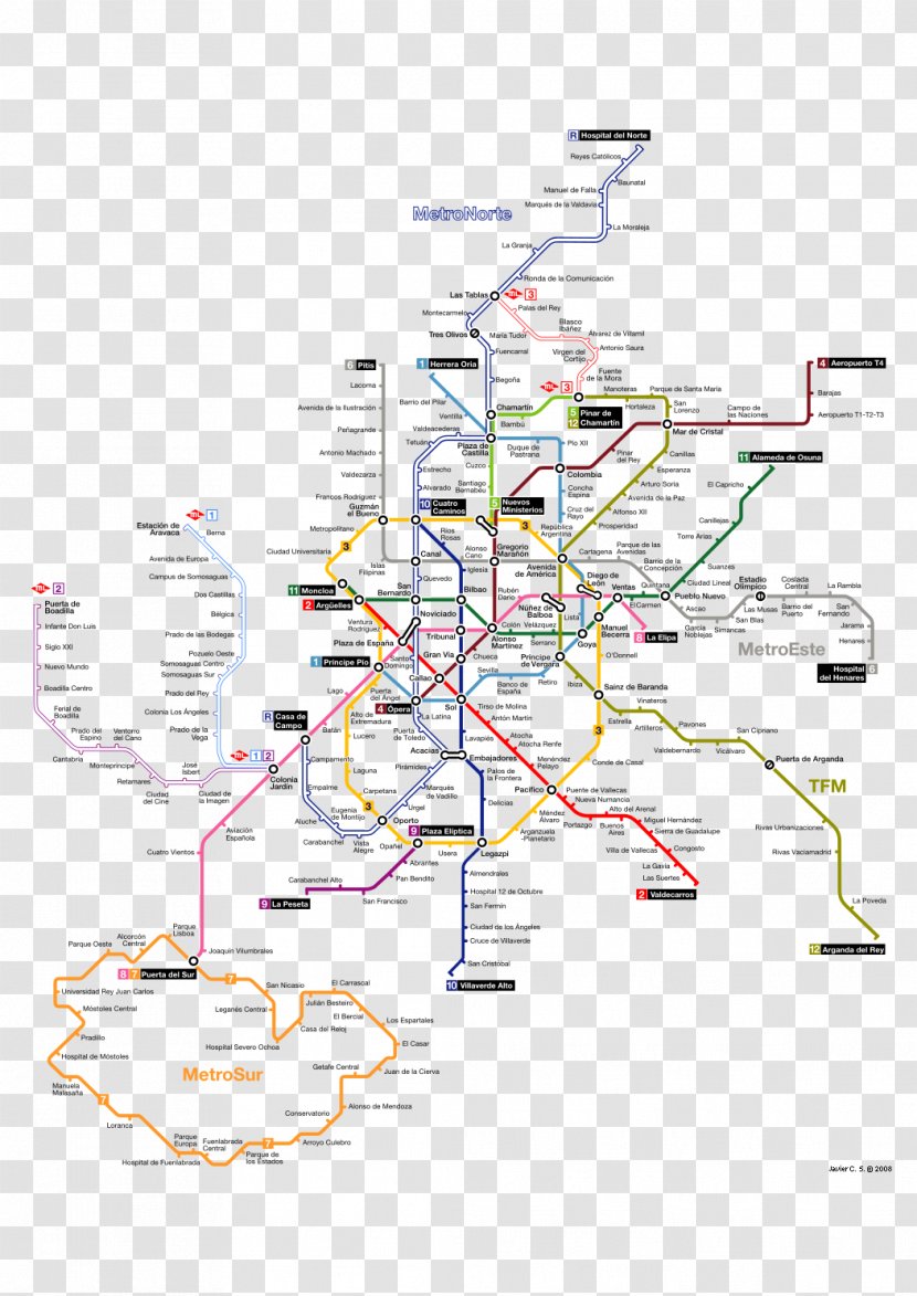 Madrid Metro Rapid Transit London Underground Map Transparent PNG