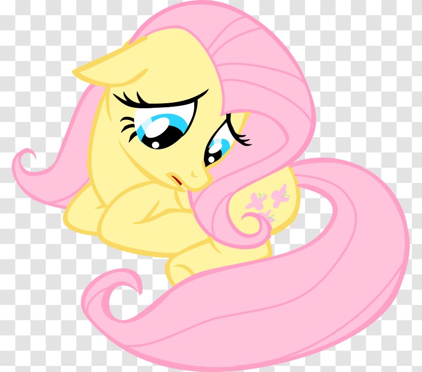 Fluttershy Rarity My Little Pony - Silhouette - Noodle Box Transparent PNG