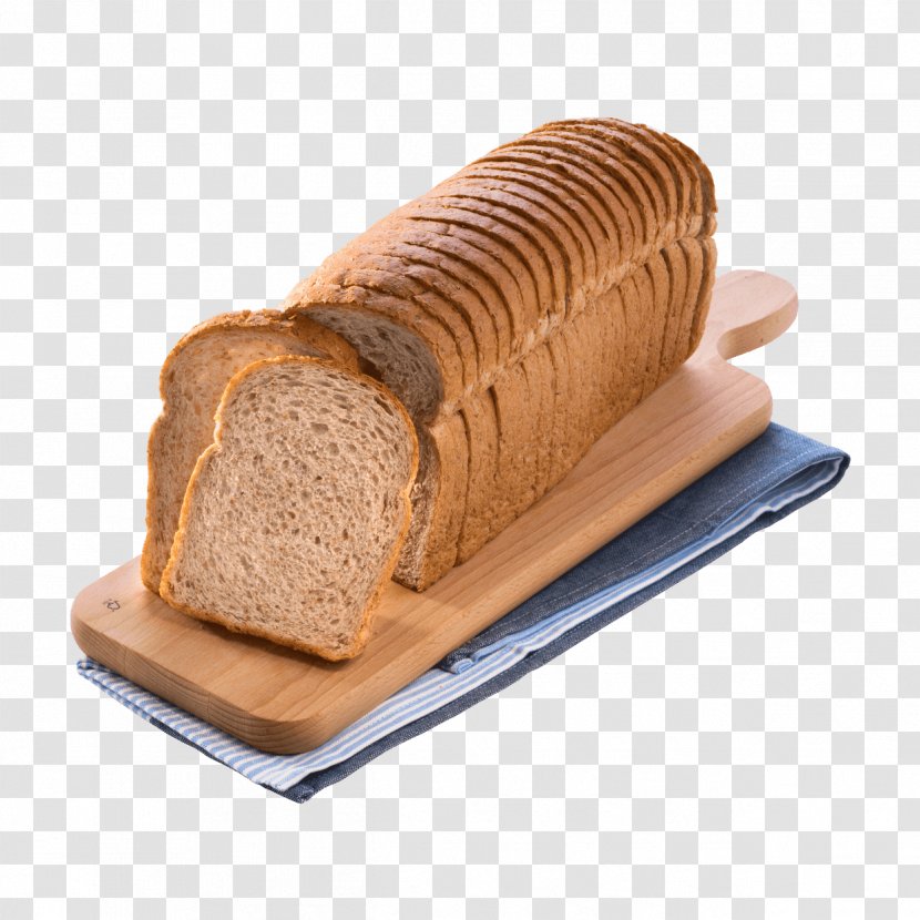 Rye Bread Brown Pumpernickel Baking - Sliced Transparent PNG