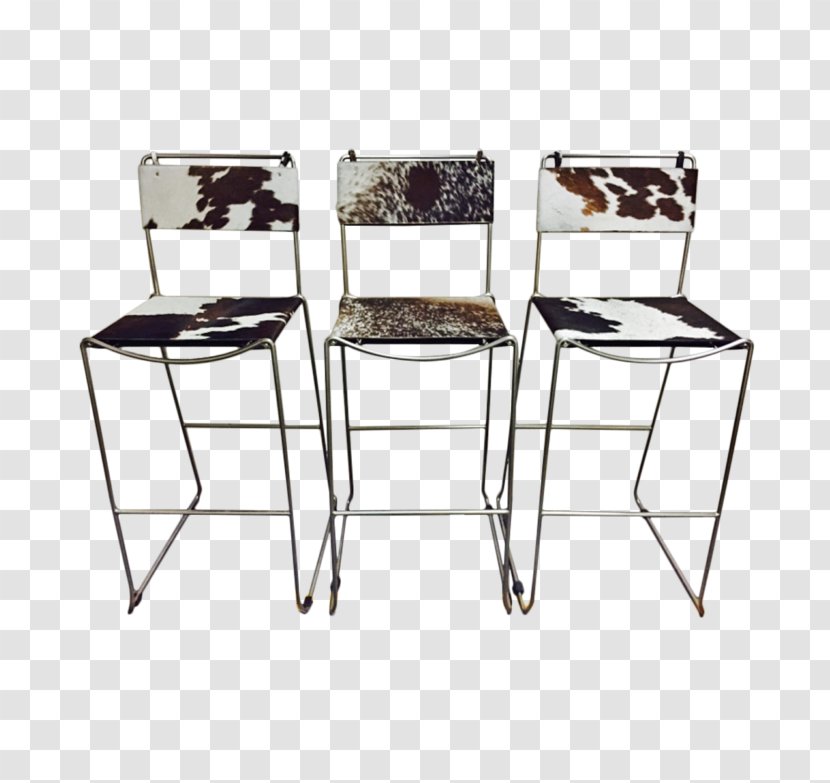 Table Bar Stool Chair Cowhide Transparent PNG
