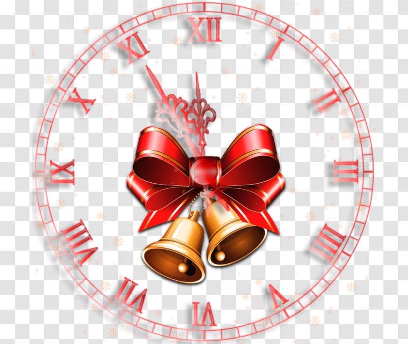 Clock Clip Art Christmas Day New Year - Gift Transparent PNG