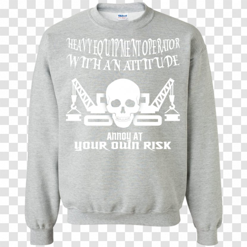 T-shirt Hoodie Crew Neck Sweater Clothing - Sweatshirt Transparent PNG