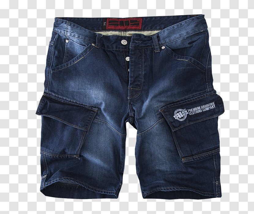 Jeans Hoodie Denim Fashion Shorts - Pocket - Agressive Bull Transparent PNG