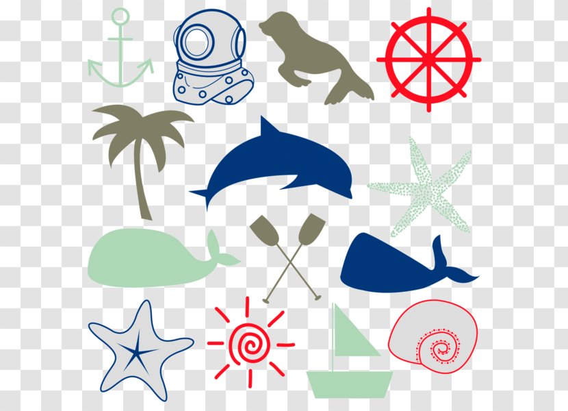 Clip Art Vector Graphics Illustration Image - Scrapbooking - Nautical Summer Etsy Transparent PNG