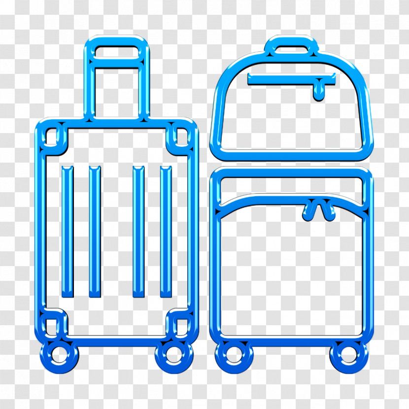 Travel Icon Luggage Icon Hotel Services Icon Transparent PNG