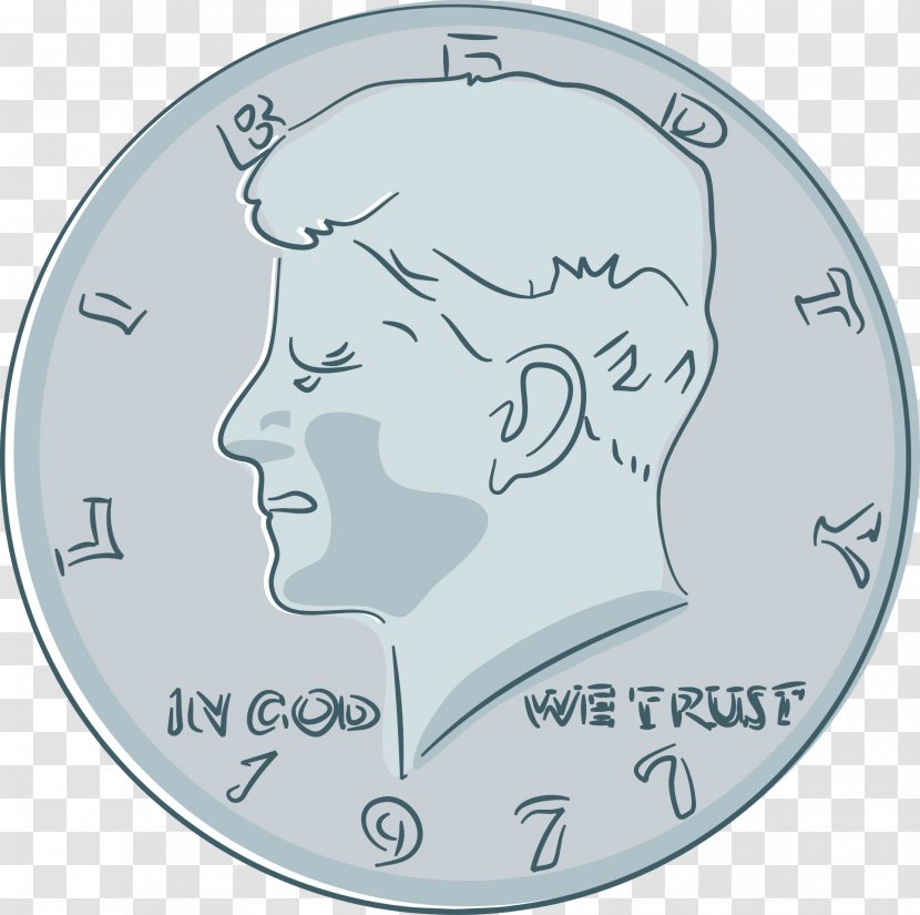 United States Half Dollar Coin Clip Art Transparent PNG