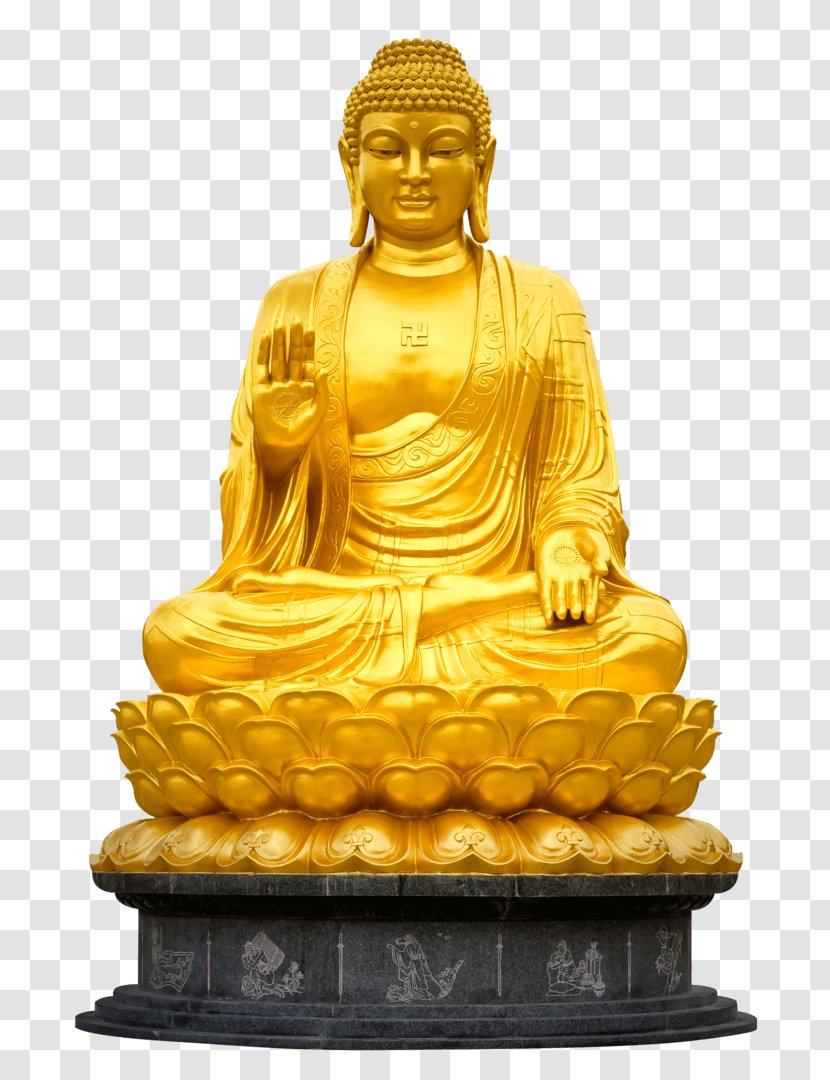 Gautama Buddha Golden Tian Tan Shakya Sakya Muni Gaya Temple - Buddhism Transparent PNG