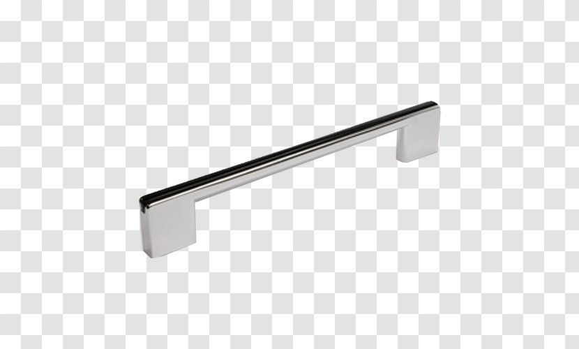 Drawer Pull Stainless Steel Handle Brushed Metal - Griffe Transparent PNG
