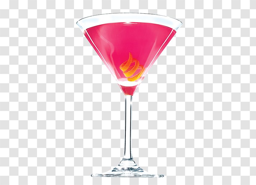 Cocktail Cosmopolitan Pink Lady Martini Juice - Stemware Transparent PNG