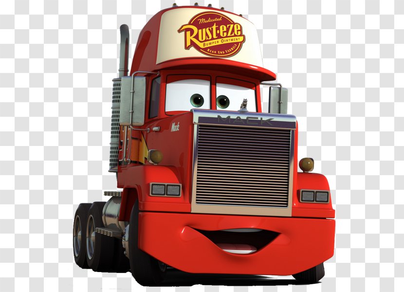 Lightning McQueen Mack Trucks Mater Cars Pixar - Machine - 3 Transparent PNG