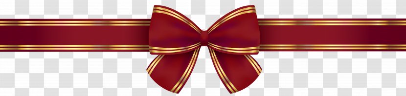 Red Necktie Font - Brown - Gold Bow Clip Art Image Transparent PNG