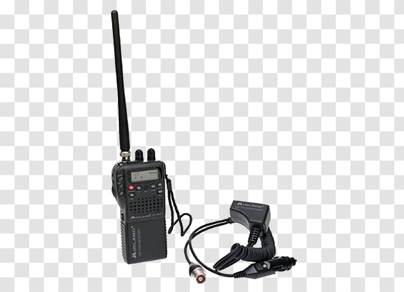 Citizens Band Radio Microphone Midland 75 822 40-channel CB - Communication Accessory - Two Way Transparent PNG
