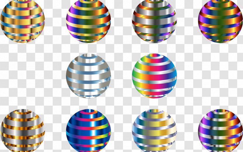 Metallic Color - Sphere - Design Transparent PNG