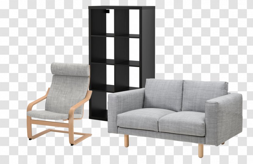 Couch IKEA Furniture Living Room Shelf - Armrest Transparent PNG