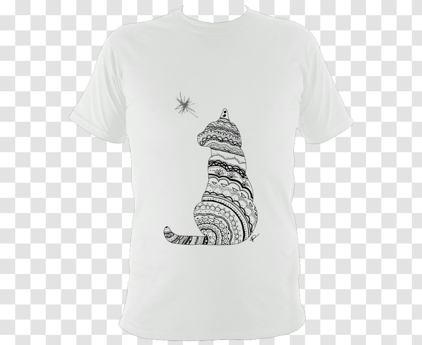 T-shirt Sleeve Neck Animal Font - T Shirt Transparent PNG