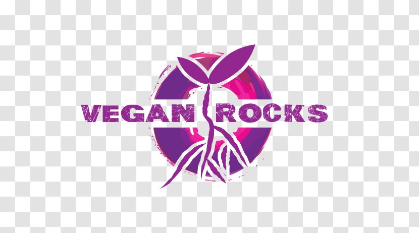 Raw Foodism Veganrocks.ch Logo Veganism Text - Magenta - Innovative Transparent PNG