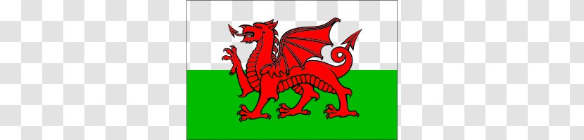 Flag Of Wales Welsh Dragon - Red - Cooper Cliparts Transparent PNG