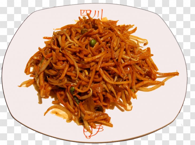 Chow Mein Lo Chinese Noodles Fried Singapore-style - Gambas Transparent PNG