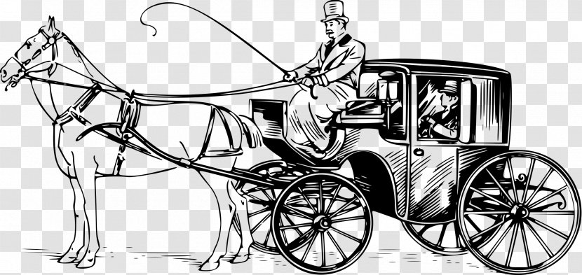 Carriage Transport Horse And Buggy Brougham - Harness Transparent PNG