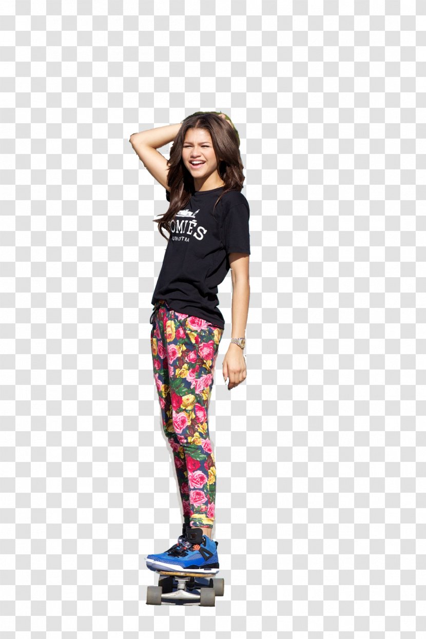 T-shirt Leggings Zendaya Tights - Waist Transparent PNG