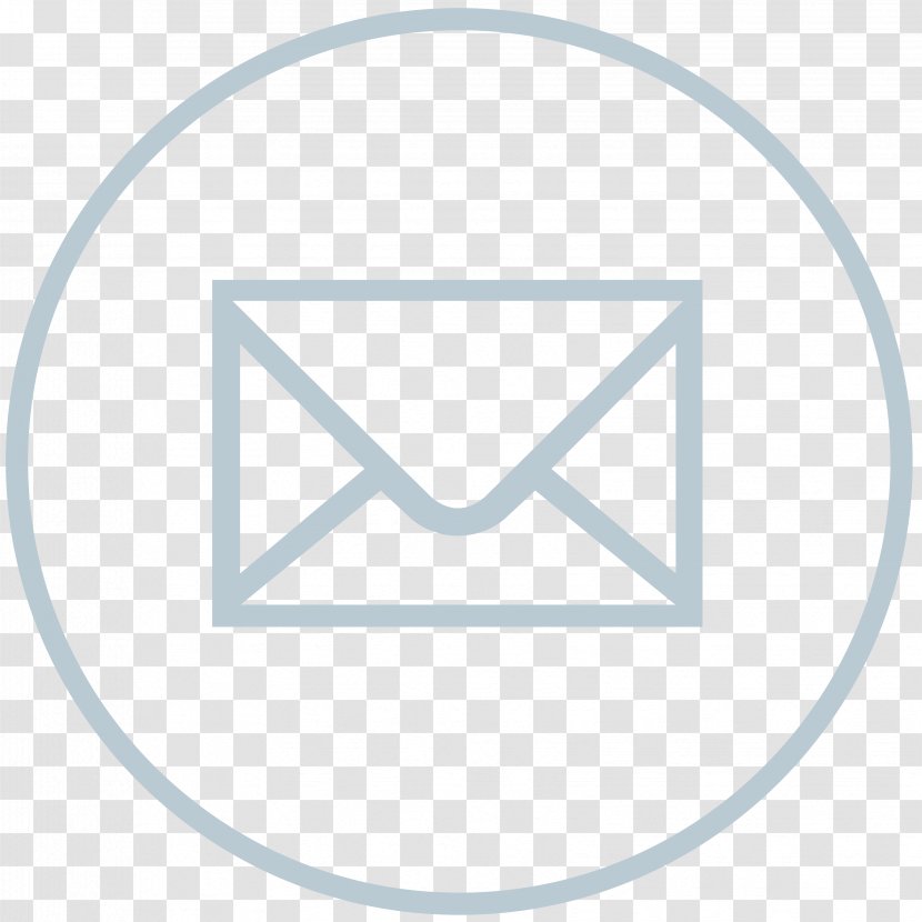 Triangle Line Email Font - Logo - Bearing Sign Transparent PNG