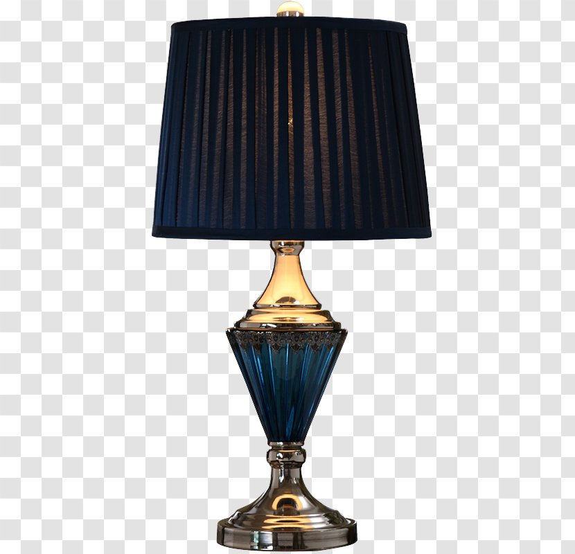 Light Lampe De Bureau LED Lamp Bedroom - Electric - European Style Blue Transparent PNG