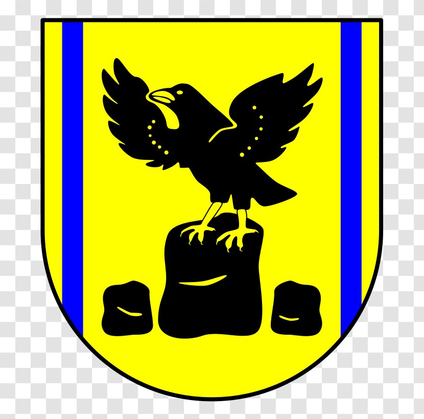 Raben Steinfeld Gabon Libreville Coat Of Arms Freudenburg Municipality - Bird - Crow Family Transparent PNG