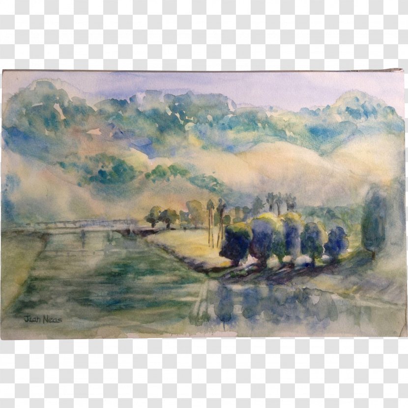 Watercolor Painting Acrylic Paint Landscape - Water Transparent PNG