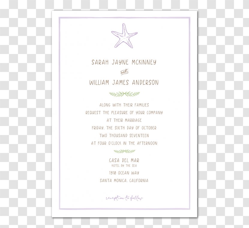 Wedding Invitation Paper Marriage In Memoriam Card Place Cards Transparent PNG
