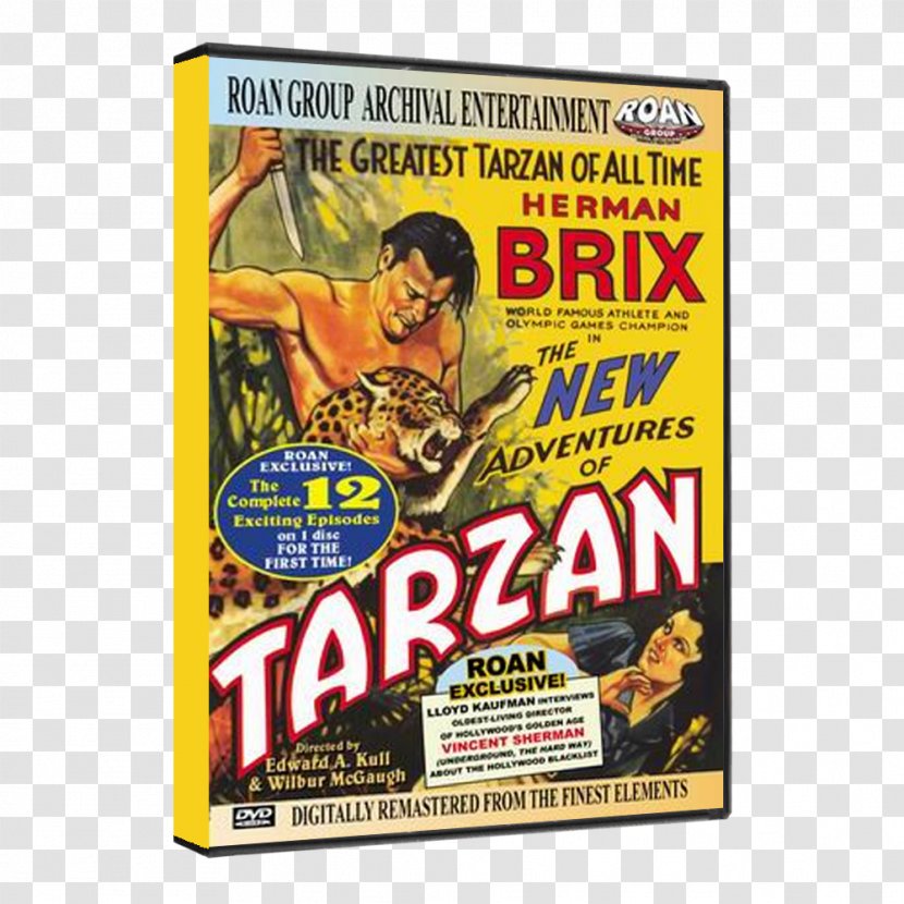 The New Adventures Of Tarzan Poster In Film And Other Non-print Media - Adventure Transparent PNG