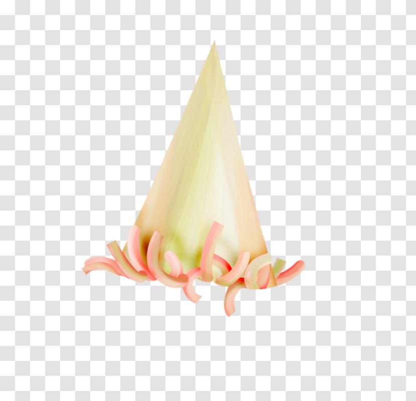 Party Hat Peach Transparent PNG