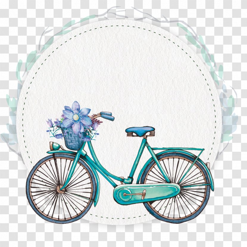 Bicycle Poster Vintage Clothing - Part - Material Transparent PNG