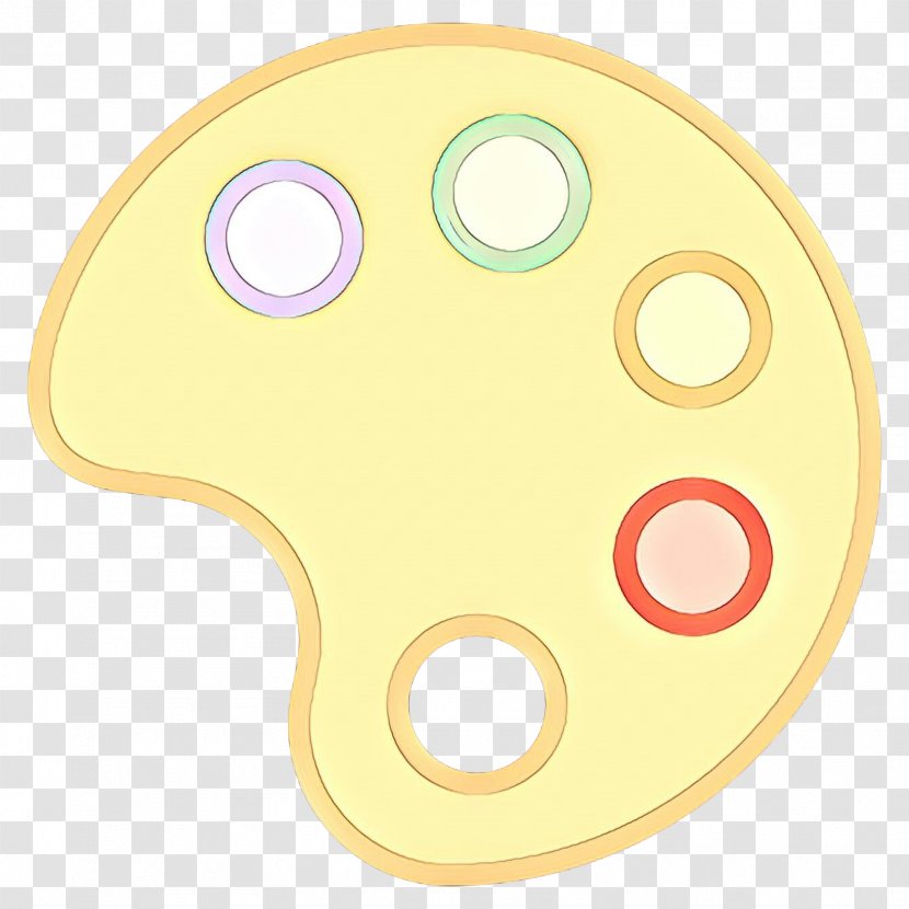 Yellow Circle - Cartoon - Meter Material Transparent PNG