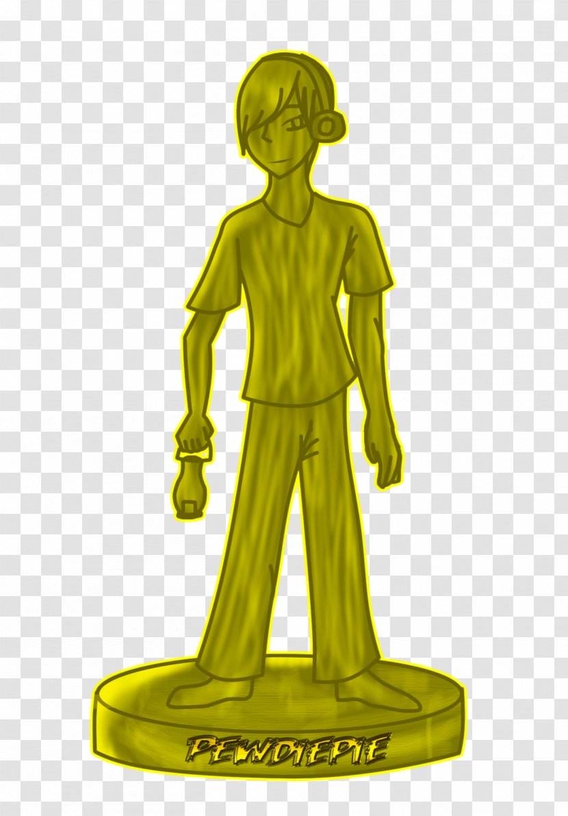 Statue Drawing Figurine - Green Transparent PNG