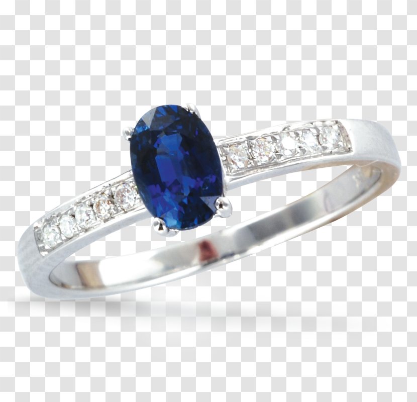 Sapphire Engagement Ring Blue Wedding Transparent PNG