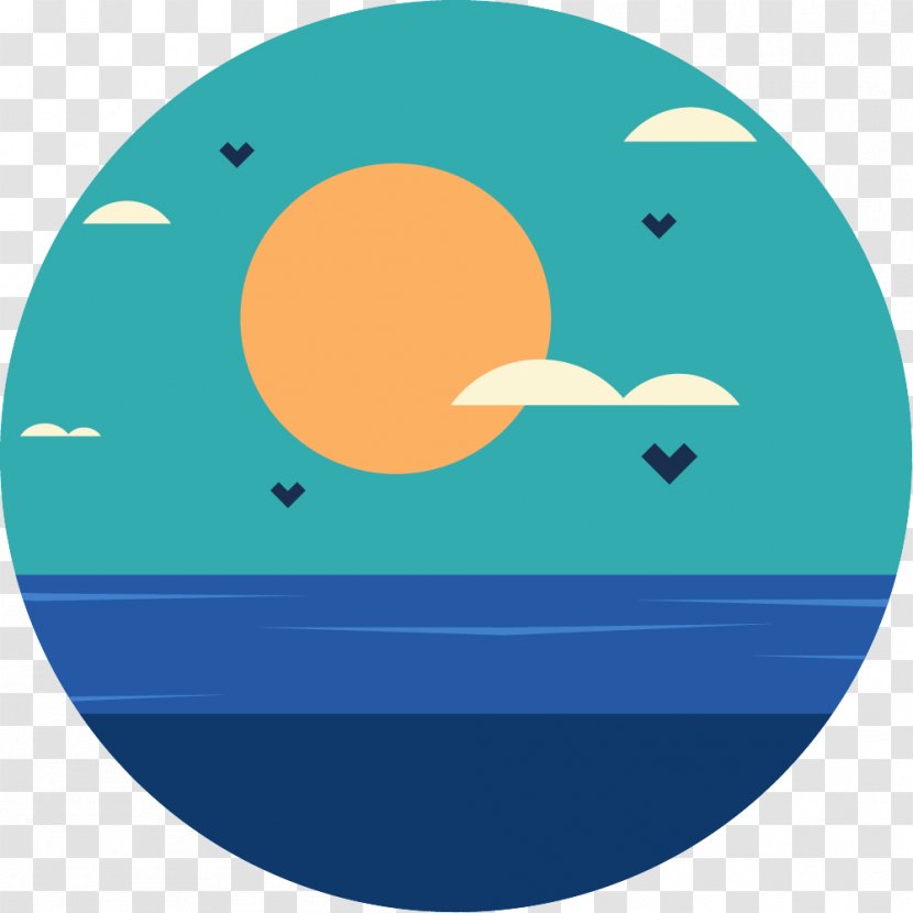 Clip Art - Planet - Sea Mountain Transparent PNG