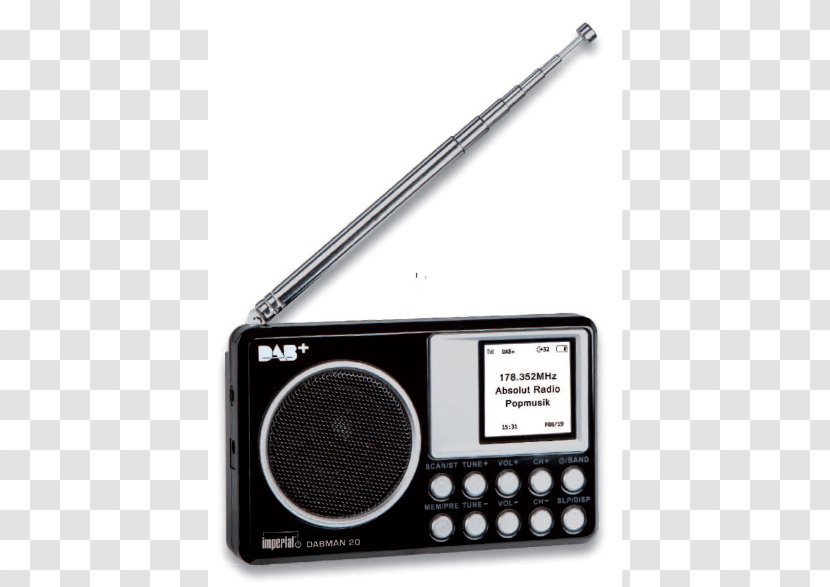 DigitalBOX Imperial DABMAN 20 - Fm Broadcasting - DAB Portable Radio Digital Audio FM BroadcastingRadio Transparent PNG