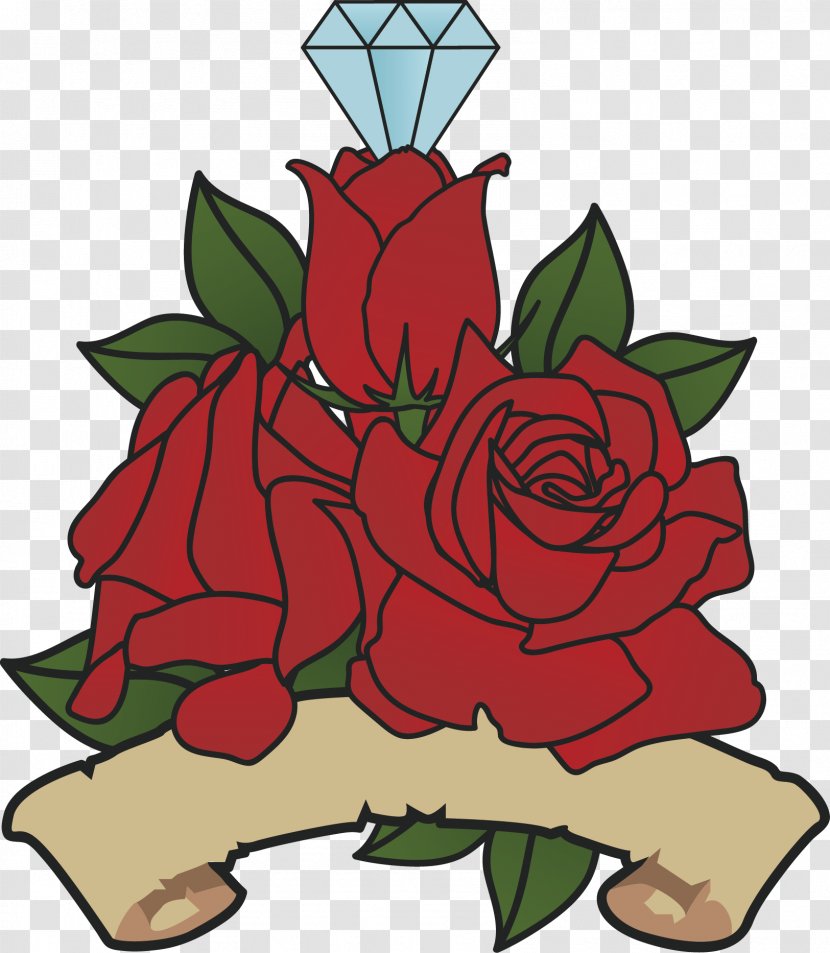 Rose Flower - Family - Decoration Vector Transparent PNG