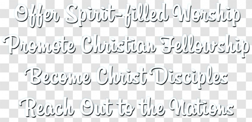 Web Typography Handwriting Script Typeface Font - Foursquare Gospel Church Transparent PNG