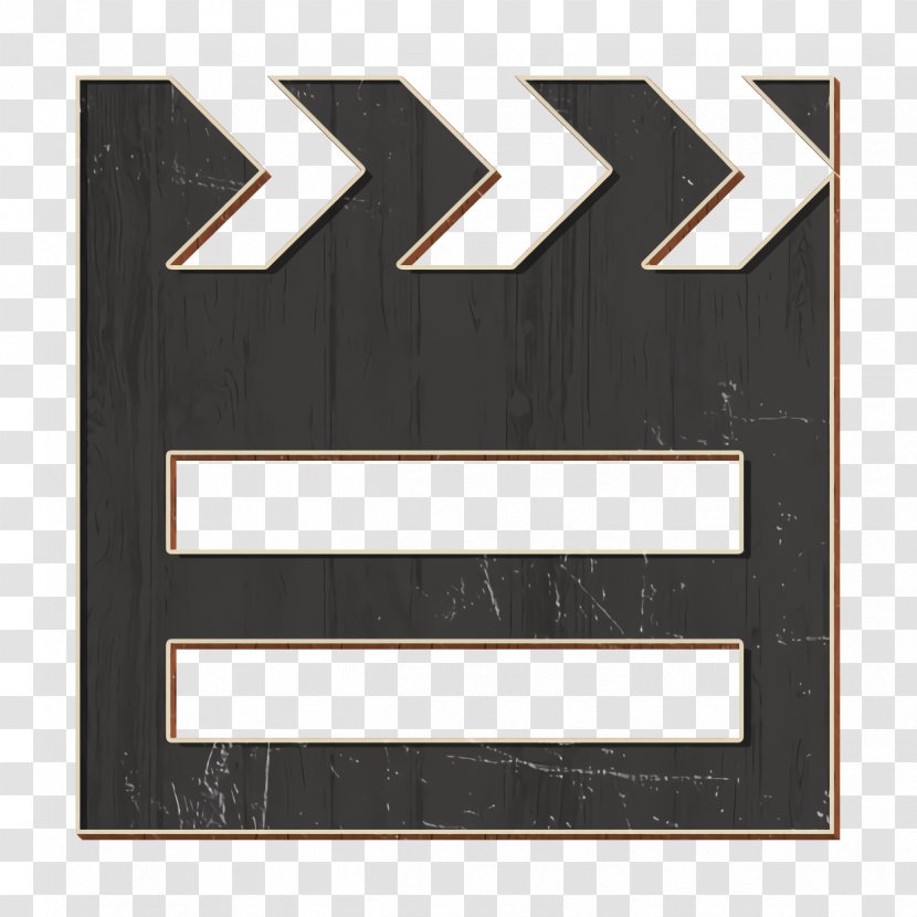 Movie Icon - Metal Rectangle Transparent PNG