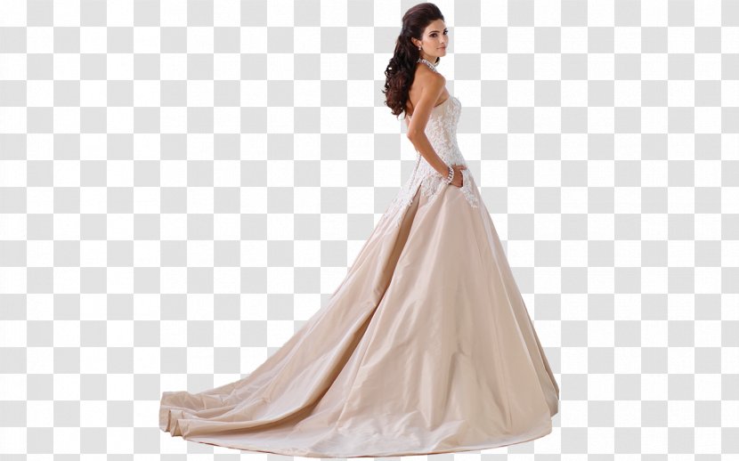 Wedding Dress Evening Gown - Flower Transparent PNG