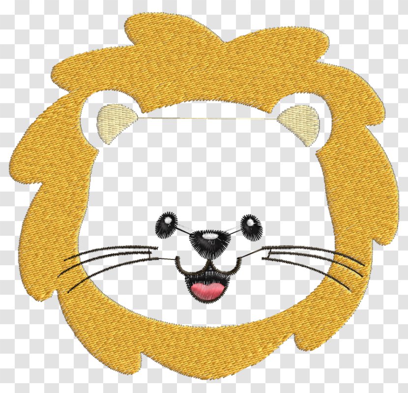 Lion Embroidery Tiger Paper - Elephantidae Transparent PNG