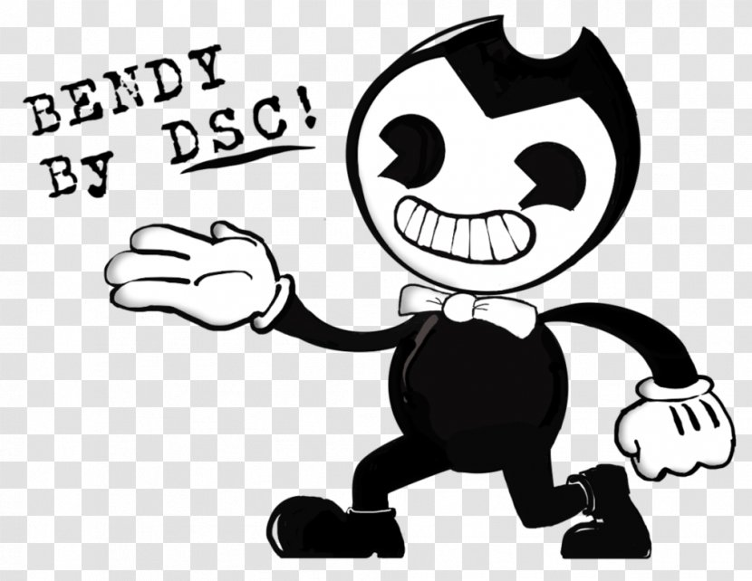 Bendy And The Ink Machine Clip Art Drawing Artist - Heart - Death Crow Transparent PNG