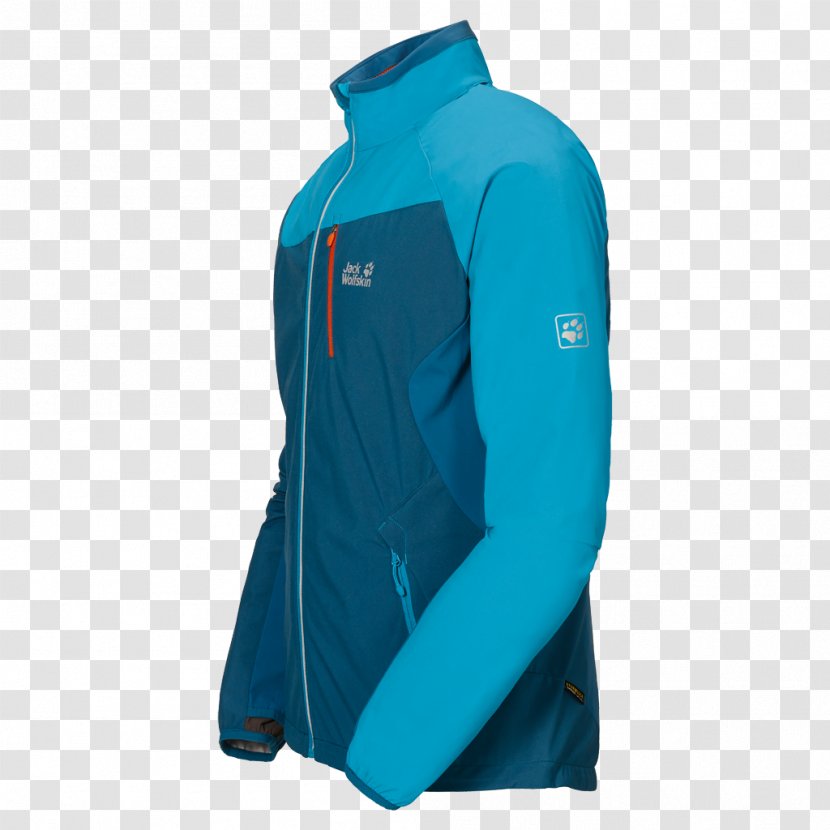Jacket Electric Blue Polar Fleece Bluza - Active Shirt Transparent PNG