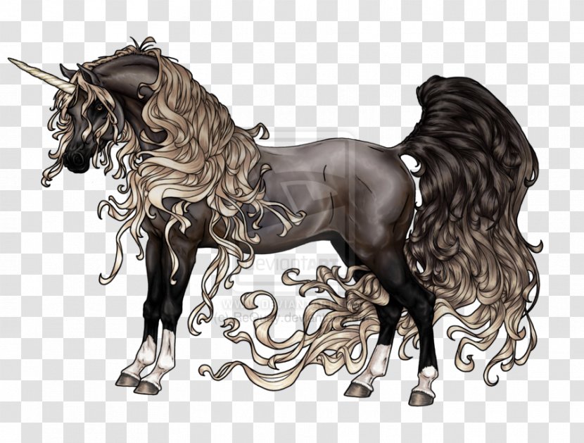 Horse Unicorn Howrse Pegasus Legendary Creature - Watercolor Transparent PNG