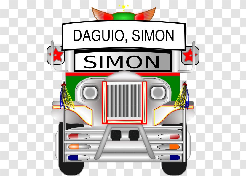 Car Transportation In The Philippines Jeepney Clip Art - Mode Of Transport Transparent PNG
